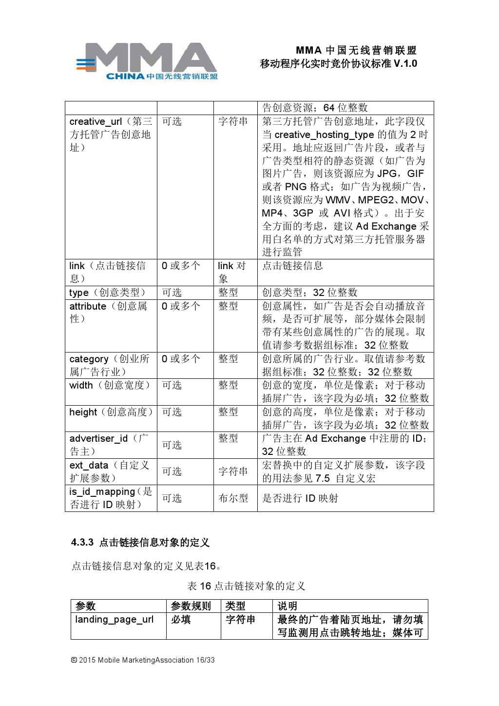 MMA中国无线营销联盟移动程序化实时竞价协议标准V.1.0_000017